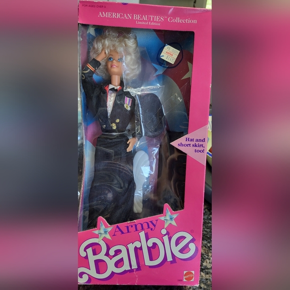 Mattel Other - Vintage Army Gala  Barbie limited Edition in her dress blues